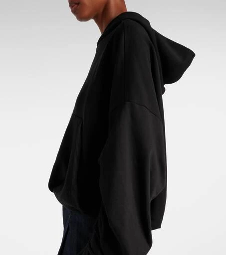 Dries Van Noten Oversized draped cotton jersey hoodie 6