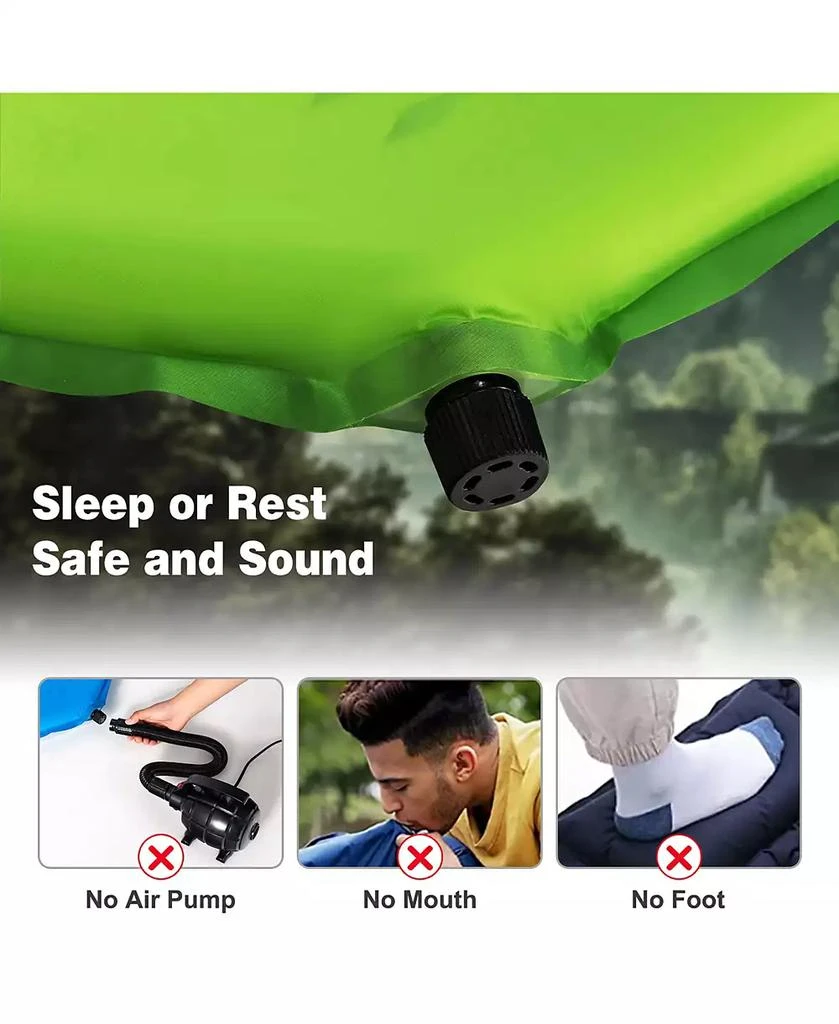 Costway Inflatable Sleeping Pad, Self Inflating Camping Mattress 9