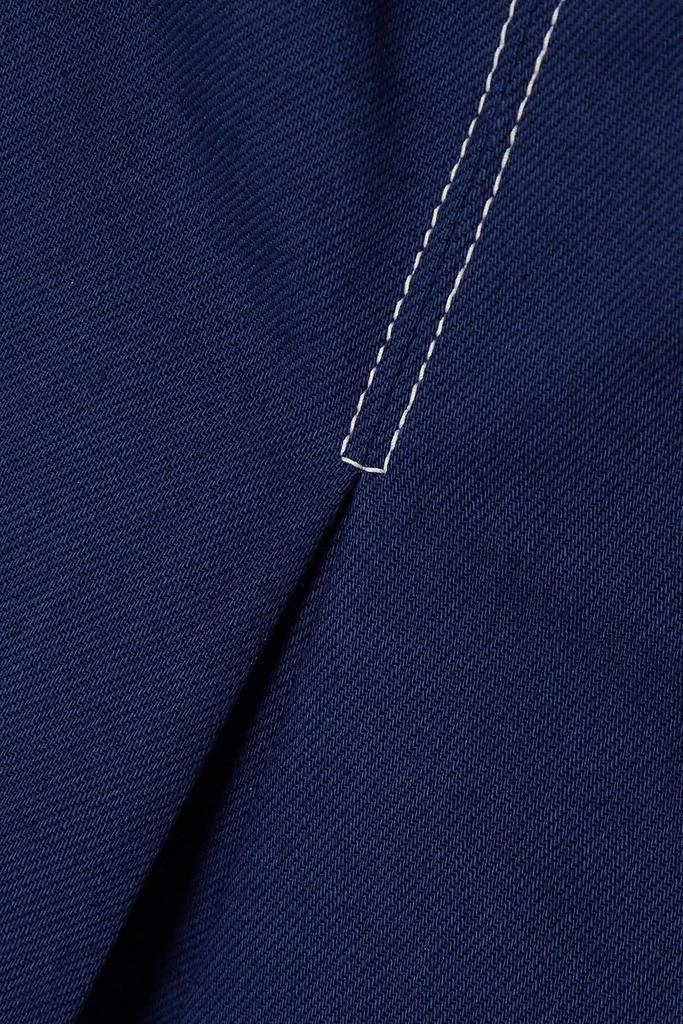 Emilia Wickstead Eris pleated denim mini dress 4