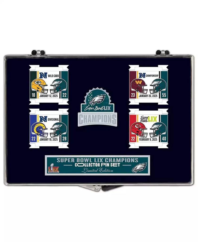 Wincraft Philadelphia Eagles Super Bowl LIX Champions Collector Pin, Set of 5 1