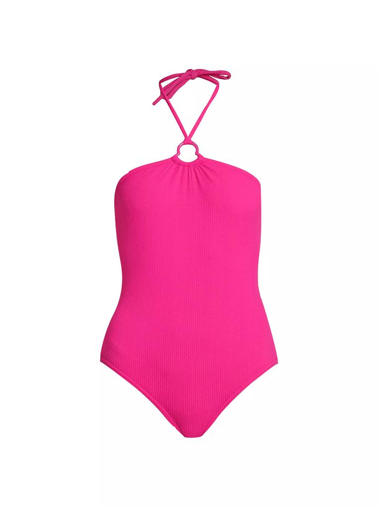 Moncler Halterneck One-Piece Swimsuit