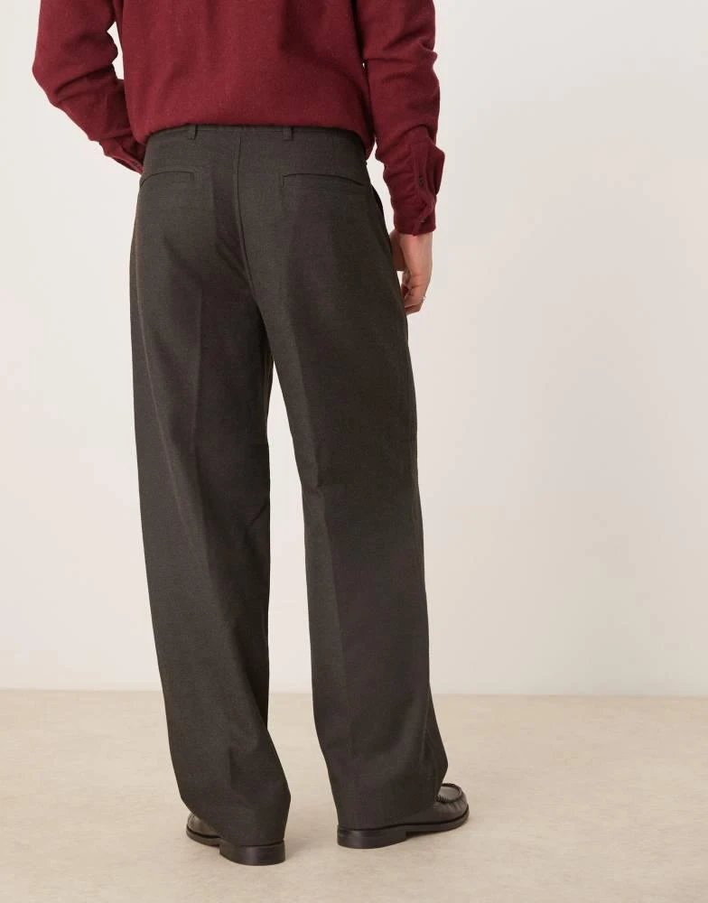Abercrombie & Fitch Abercrombie & Fitch baggy trouser in black 3