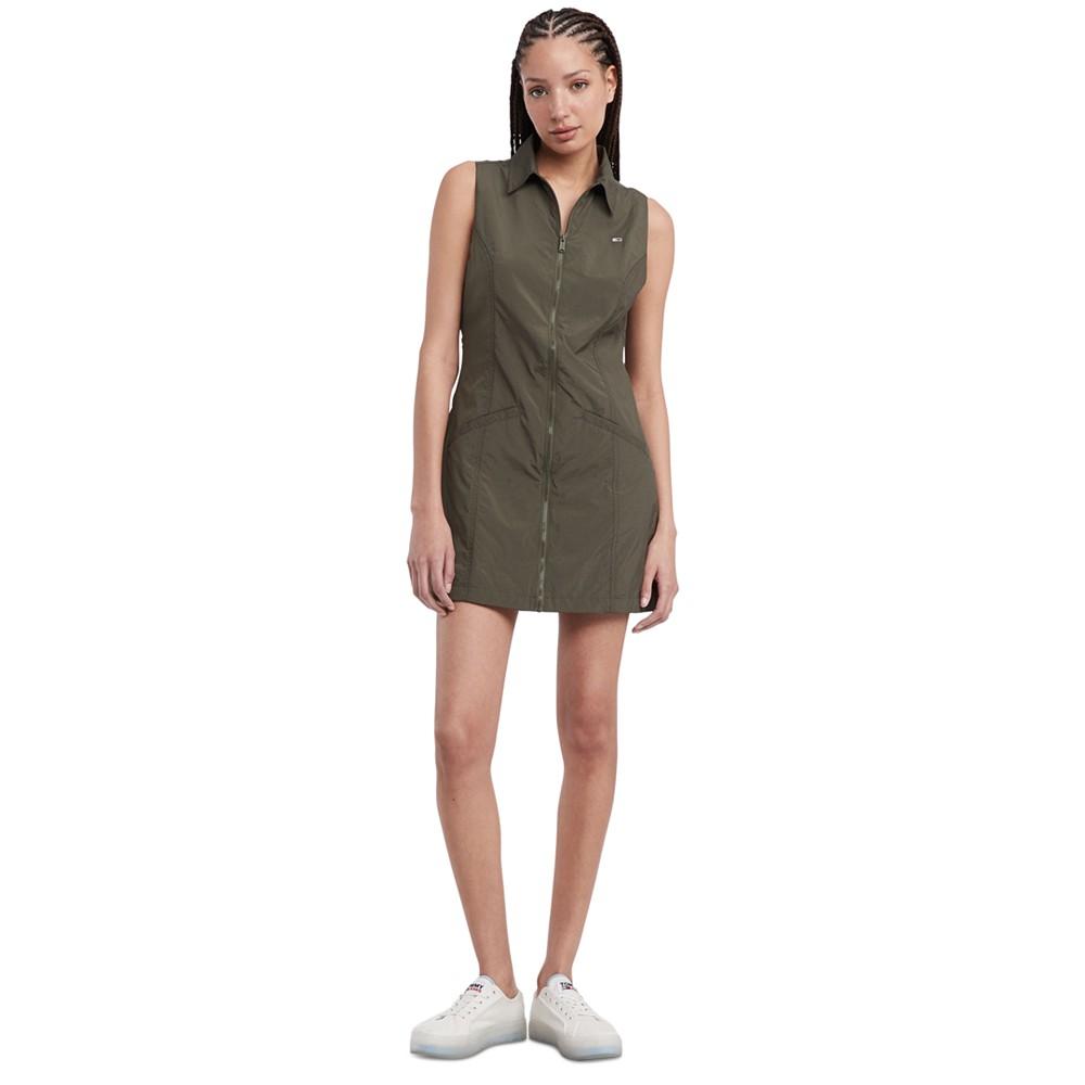 Tommy Jeans Women's Ripstop Sleeveless Cargo Dress