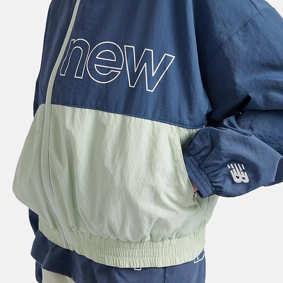 New Balance Athletics Woven Mesh Lined Wind Cheater Jacket 3