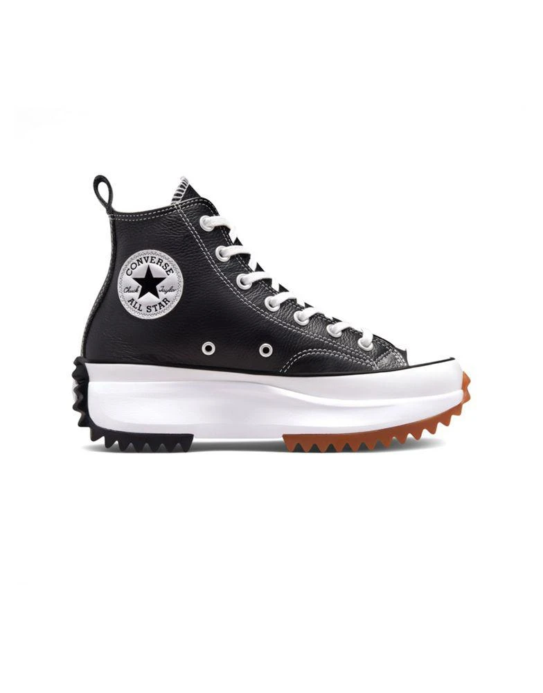 Converse Converse Run star hike platform foundational leather in black/white/gum 1