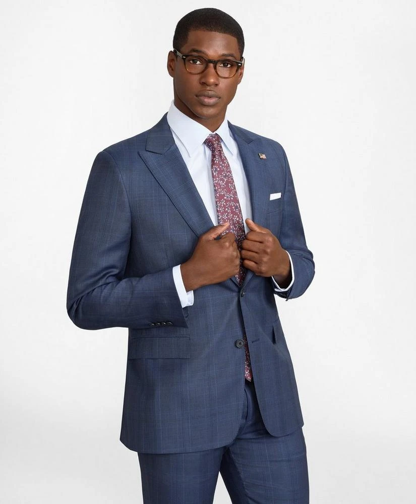 Brooks Brothers Regent Fit Three-Button Plaid 1818 Suit 3