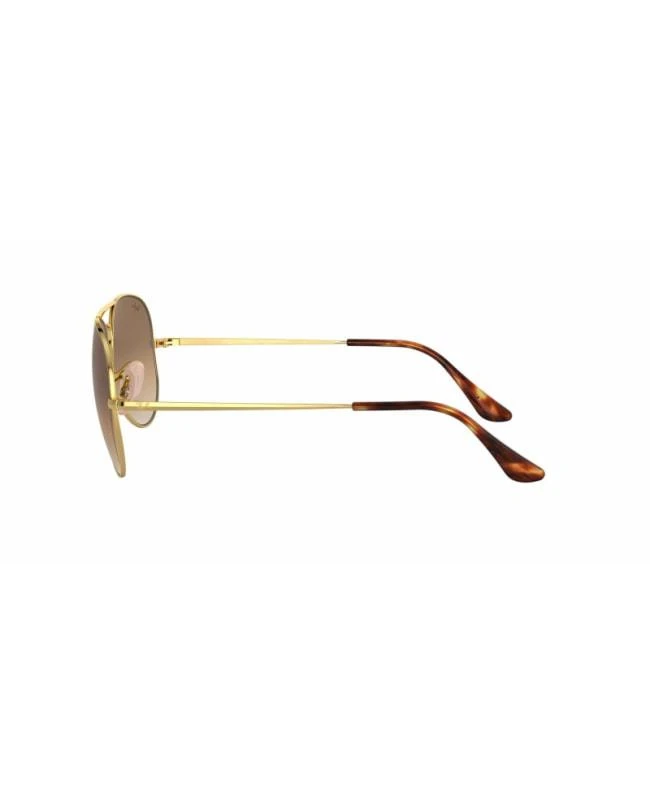 Ray-Ban Ray-Ban Gold Metal Pilot Light Brown Unisex Sunglasses RB3689 914751 58 4