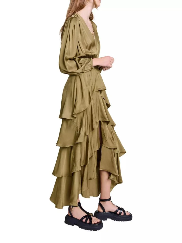Maje Tiered Maxi Dress 3