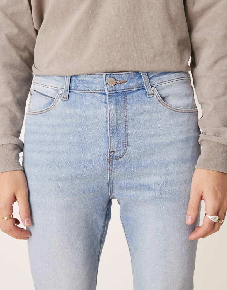 ASOS ASOS DESIGN power stretch jeans in light wash 5