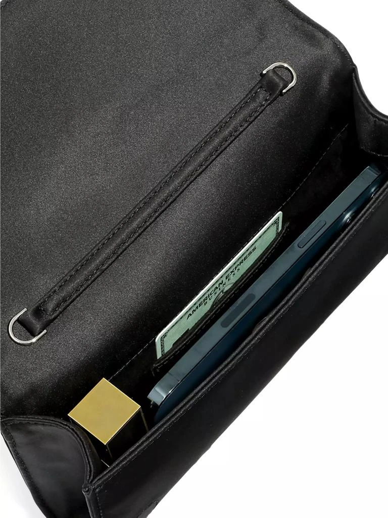 Alexis Bittar Crystal Curve Satin Clutch 6