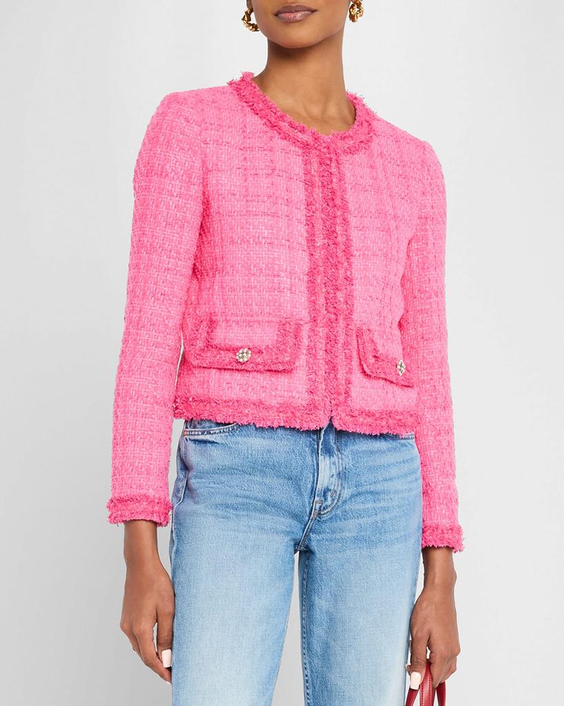 Shop Landon Cropped Tweed Jacket on Sale at BeyondStyle