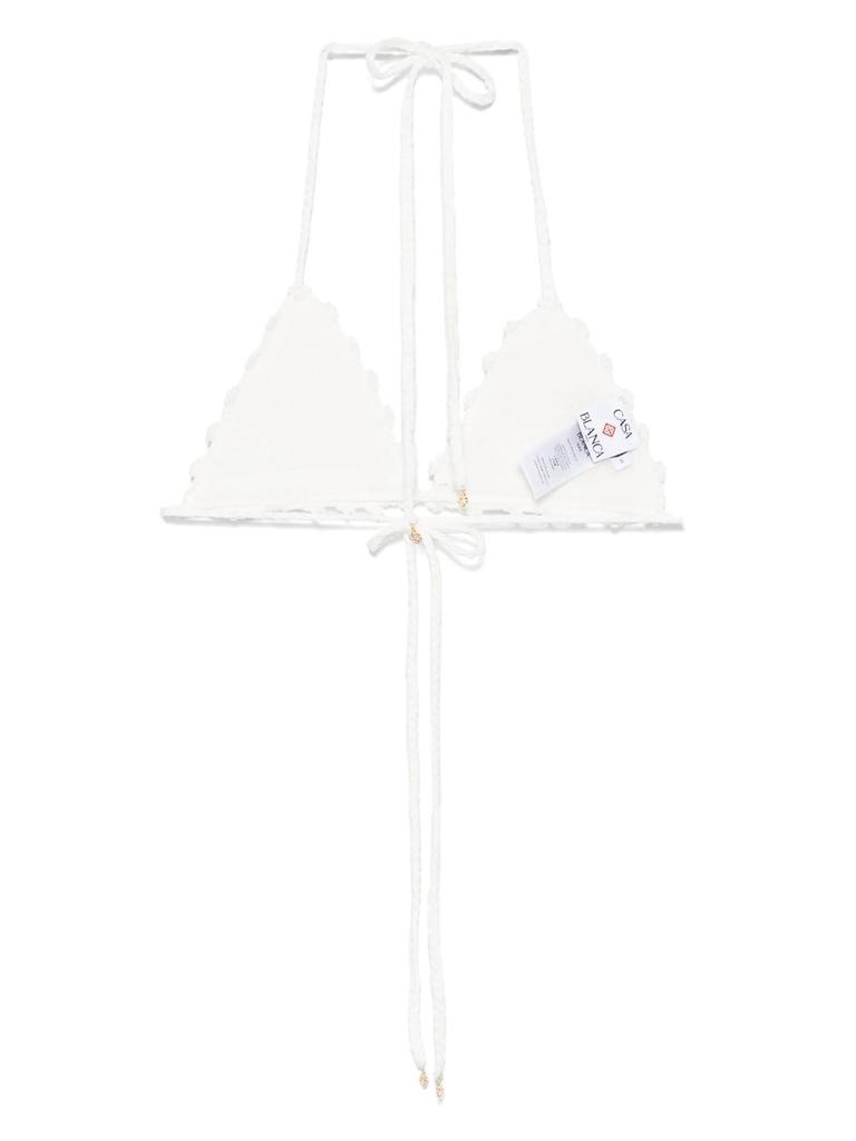 Casablanca Casablanca Patches Crochet Bikini Top