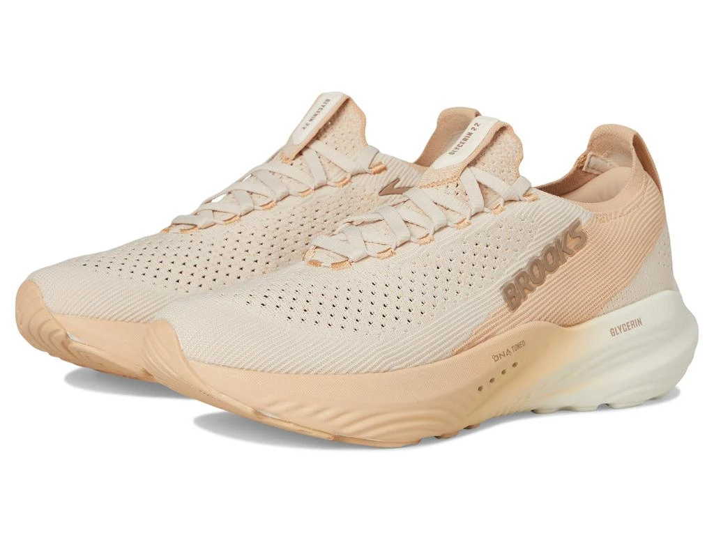 Brooks Women's Glycerin StealthFit 22 Almond B 11