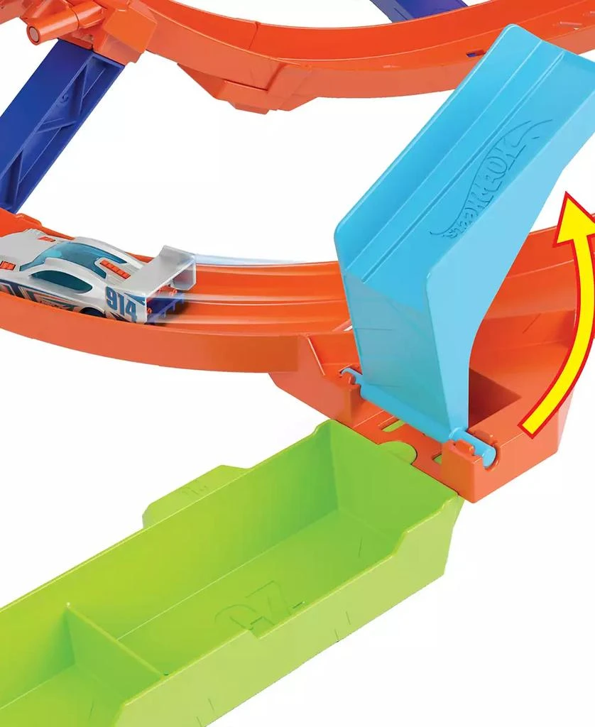 Hot Wheels Action Loop Cyclone Challenge Track Set with 1:64 Scale Toy Car, Easy Storage 5