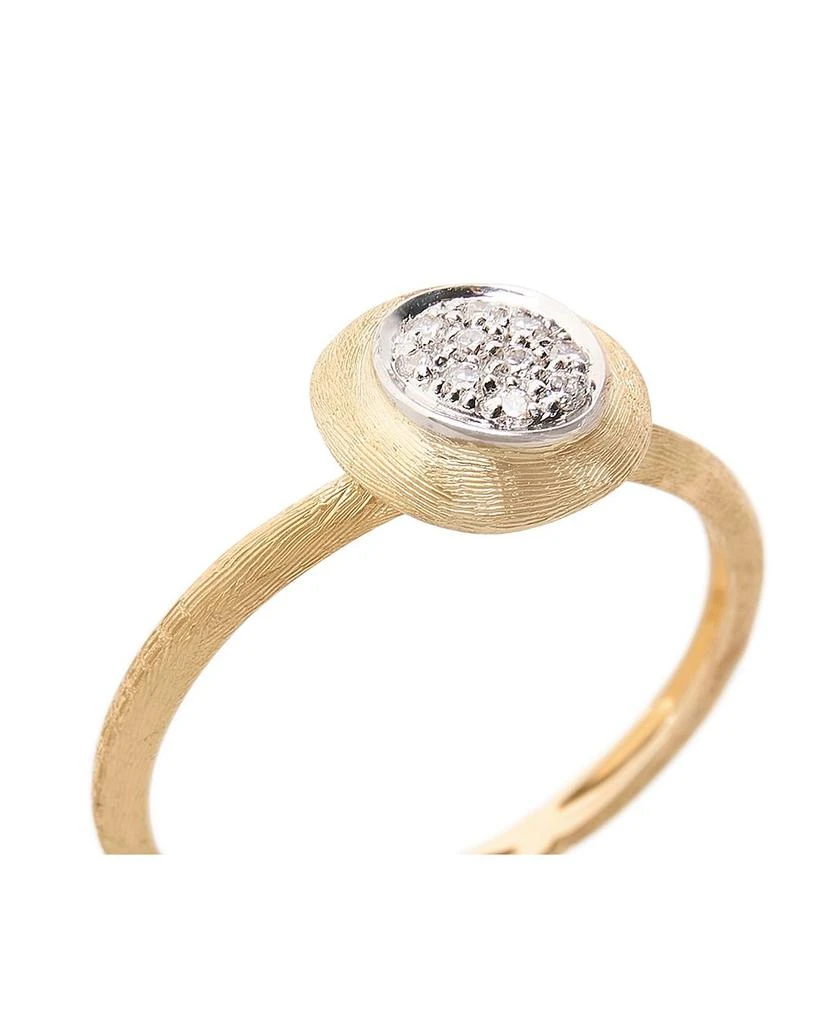 Marco Bicego 18K White & Yellow Gold Jaipur Gold Diamond Stackable Ring 4