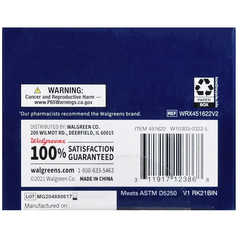 Walgreens Stretch Vinyl Exam Gloves M 4