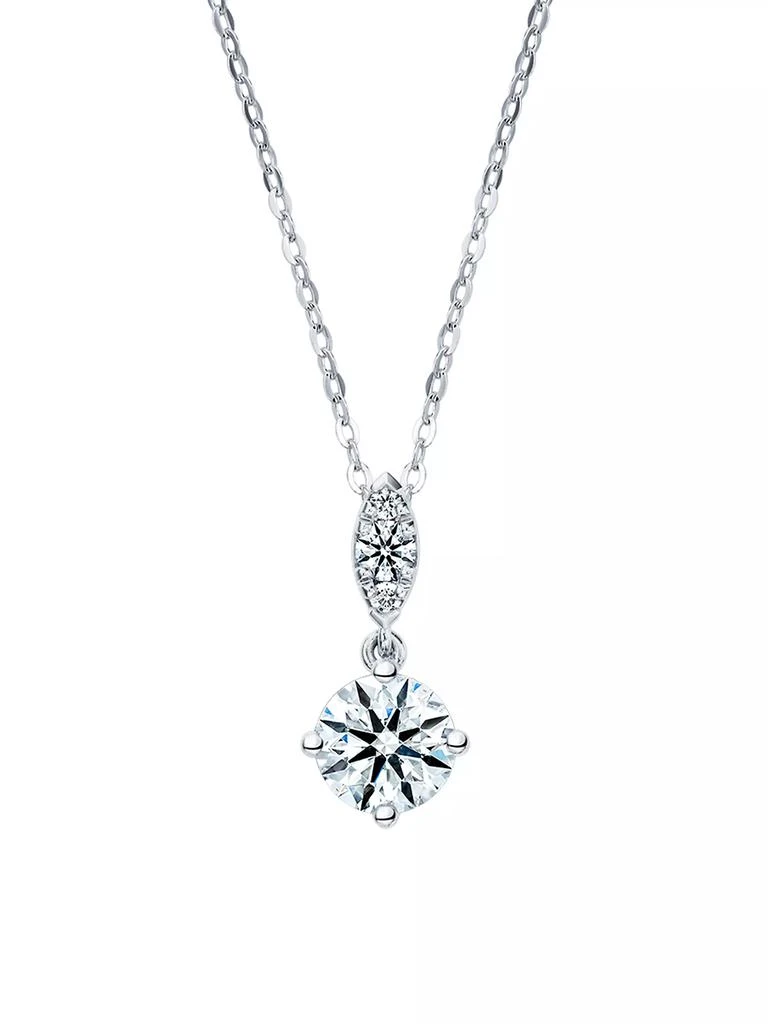Hearts On Fire Aerial 18K White Gold & 0.37 TCW Diamond Petite Drop Pendant Necklace 1