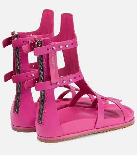 Rick Owens Rubber gladiator sandals 3