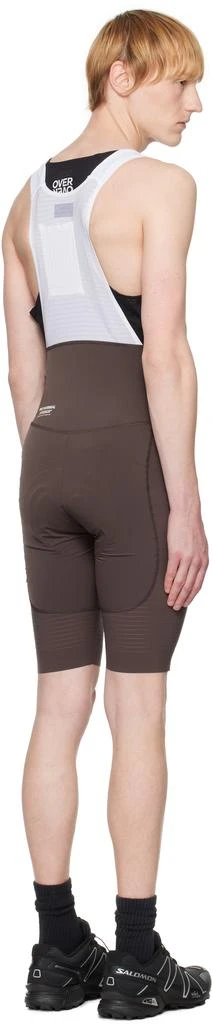 Pas Normal Studios Brown & White Mechanism Pro Bib Shorts 3