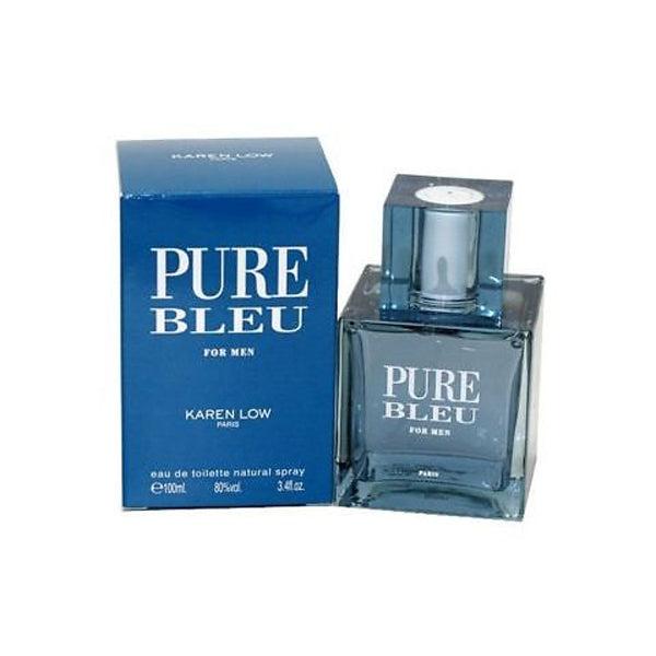 KAREN LOW Pure Bleu for Men Eau de Toilette Spray 3.4 oz