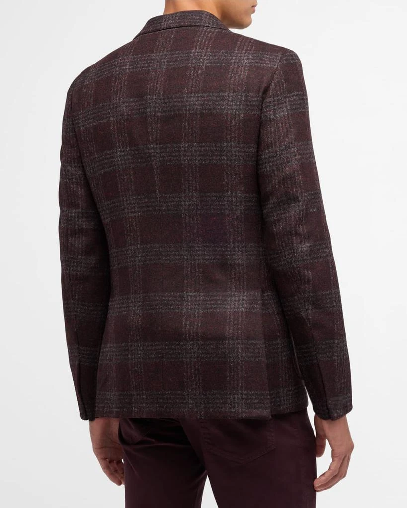 Zegna Men's Wool-Blend Plaid Sport Coat 3