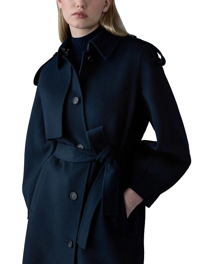 Mackage Ceyla Wool Trench Coat 4