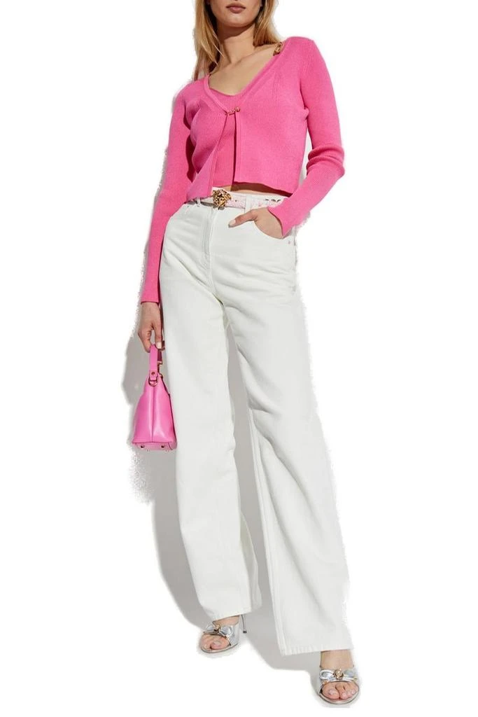 Versace Versace Safety Pin Fastened Cardigan 4