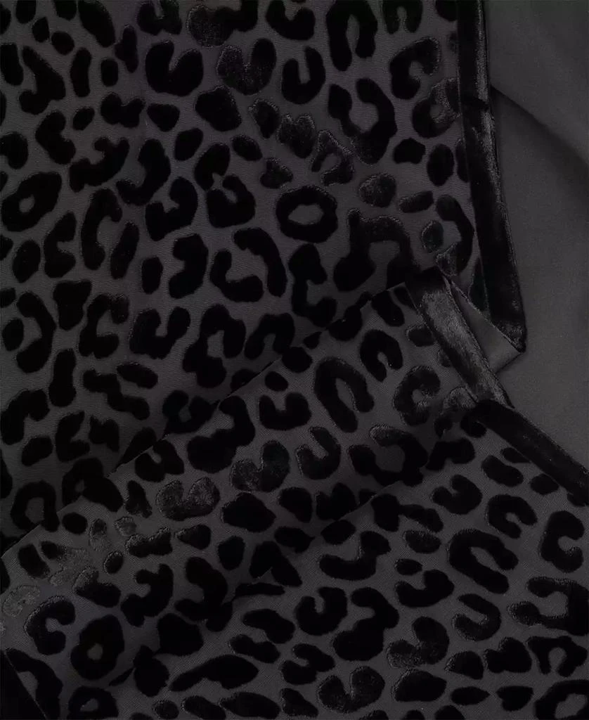 Ralph Lauren Animal Velvet Burnout Oblong Scarf 3