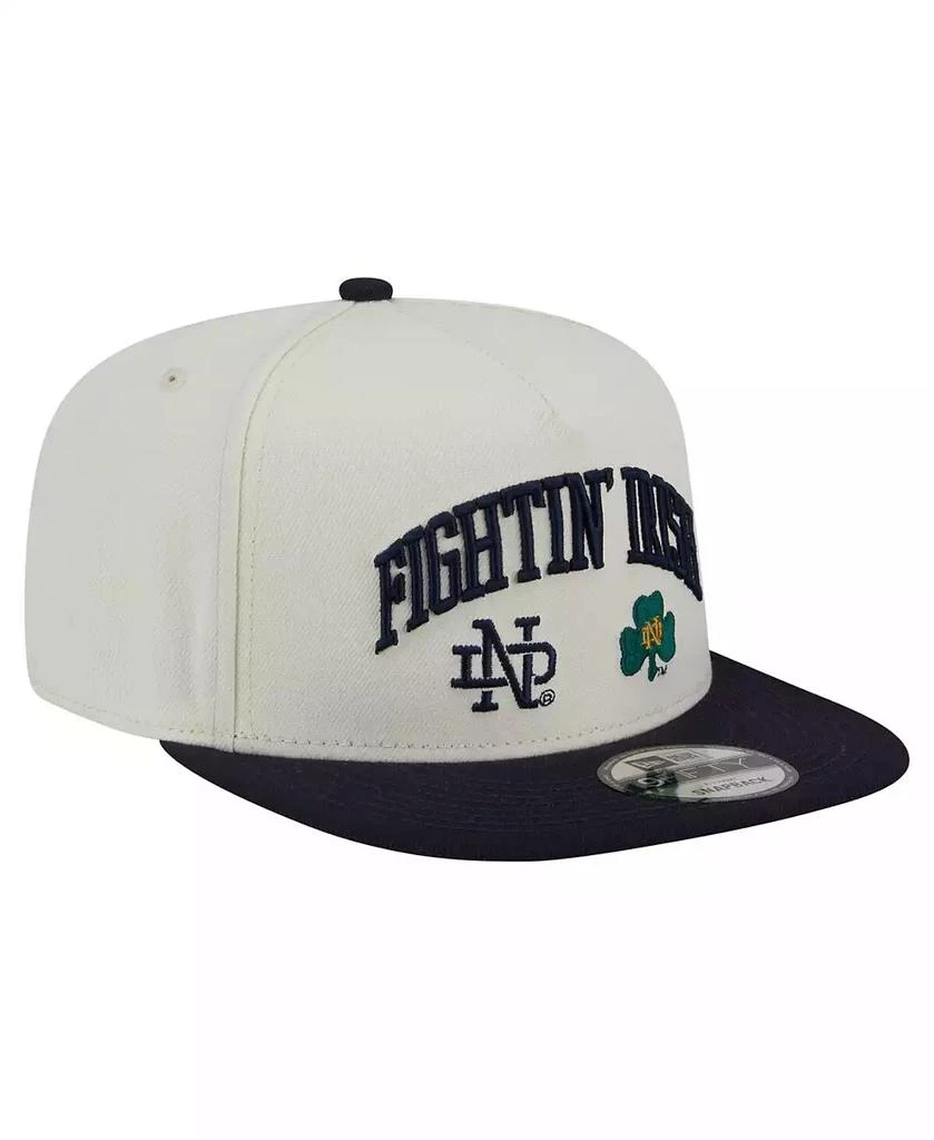 New Era Men's White Notre Dame Fighting Irish Collegiate 9FIFTY A-Frame Snapback Hat 3