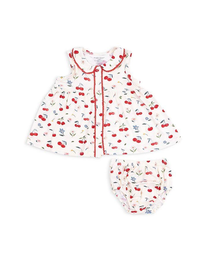 Angel Dear Girls' The Jill Peter Pant Button Front Dress & Diaper Cover - Baby, Little Kid 1