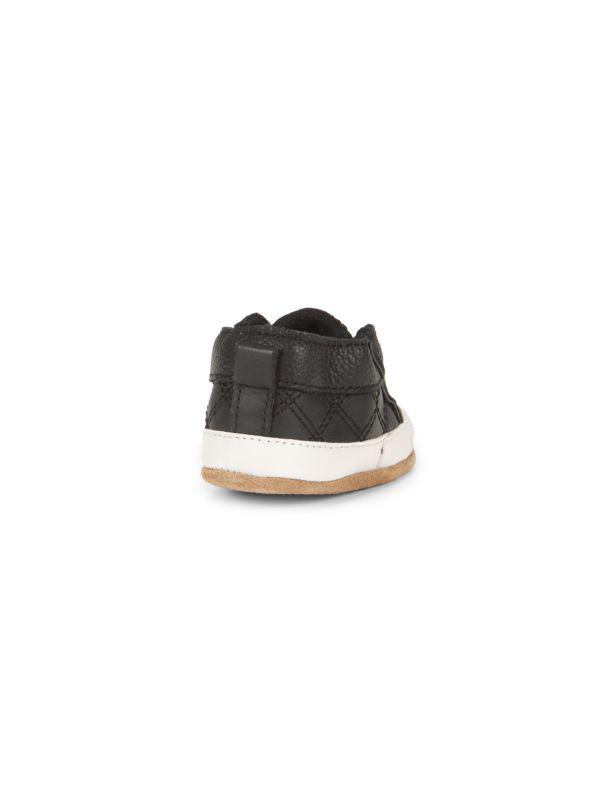 Robeez Baby Boy's Quilted Leather Sneakers