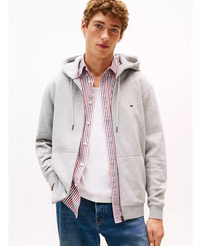 Tommy Hilfiger Men's Long Sleeve Zip-Front Flag Logo Hoodie