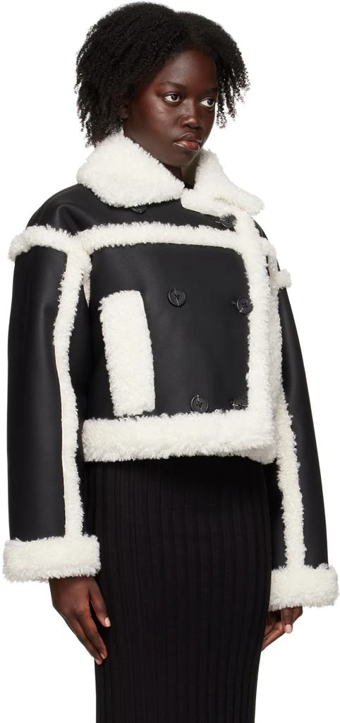 STAND STUDIO Black Kristy Faux-Leather Jacket 2