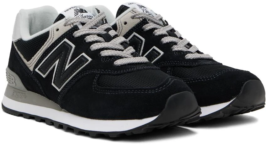New Balance Black 574 Core Sneakers 4