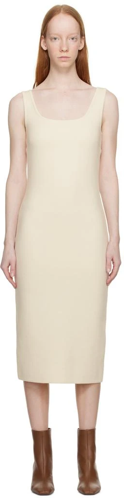 Max Mara Off-White Onagro Midi Dress 1