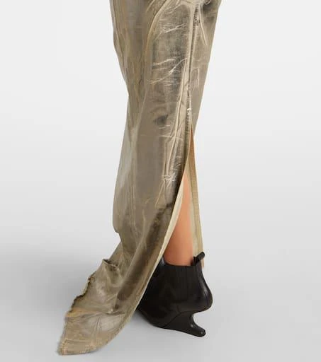 Rick Owens Coated denim maxi dress 5