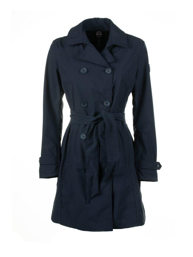 Colmar Colmar Logo-Patch Double-Breasted Belted Trench Coat