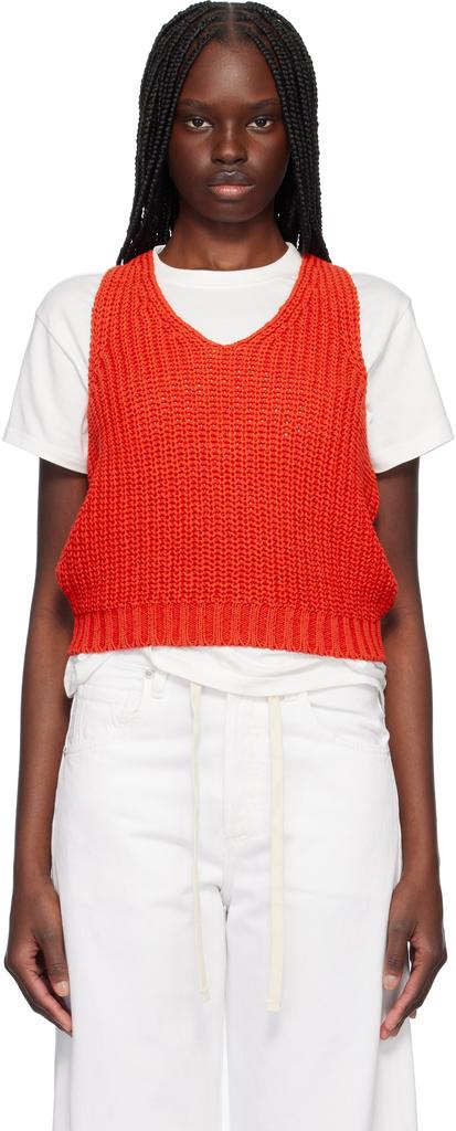 Nothing Written Red Greta Knit Tank Top