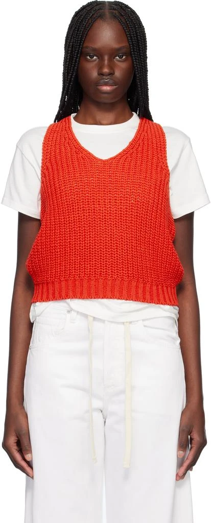 Nothing Written Red Greta Knit Tank Top 1