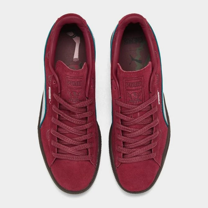 Puma Big Kids' Puma x One Piece Suede Red Hair Pirates Casual Shoes 5