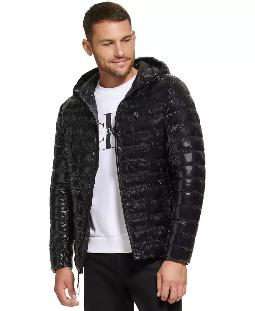 Calvin Klein Men's Hooded & Quilted Packable Jacket 4