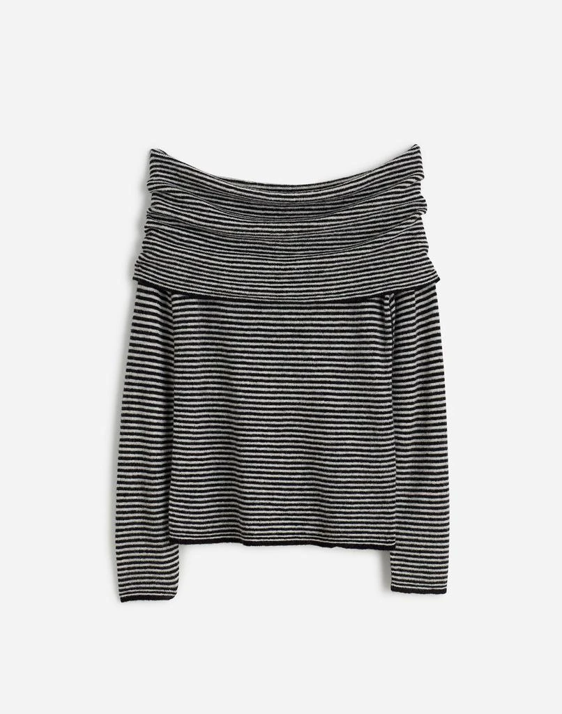 Madewell Alpaca-Blend Off-Shoulder Sweater 5