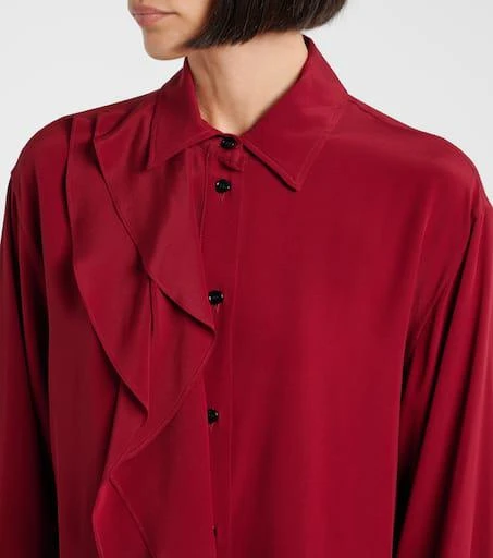 Victoria Beckham Ruffled silk blouse 5