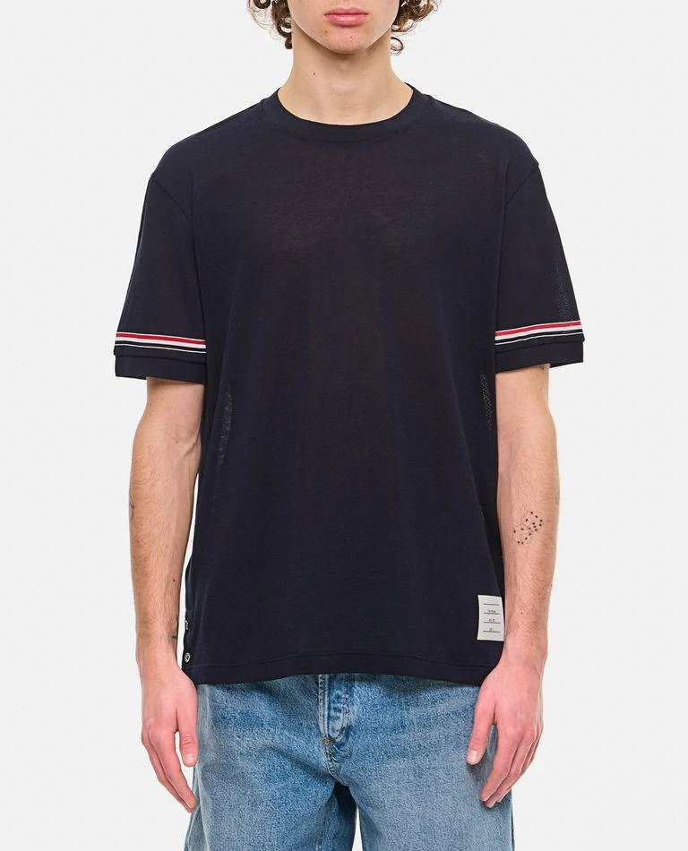Thom Browne Ribbed Cuff T-shirt 1