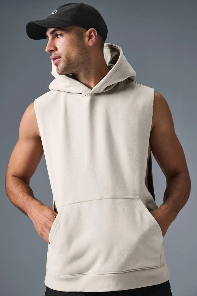 Alo Renown Sleeveless Hoodie - Bone 3