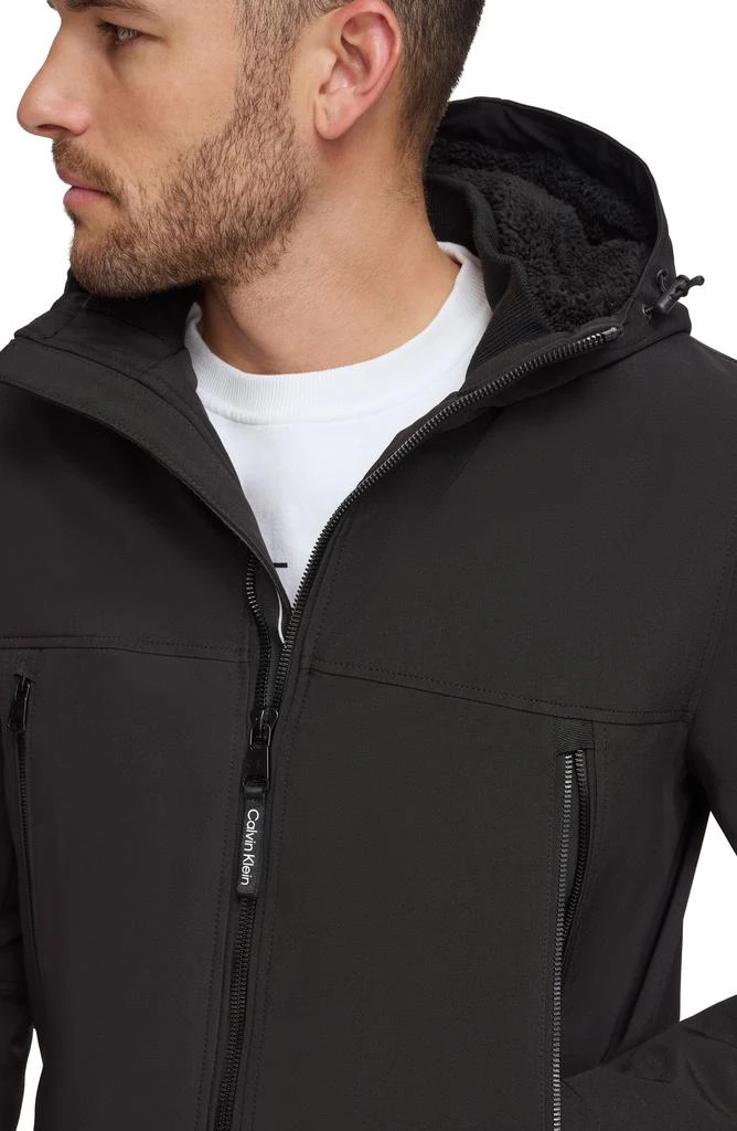 Calvin Klein Faux Shearling Lined Windbreaker Jacket 5