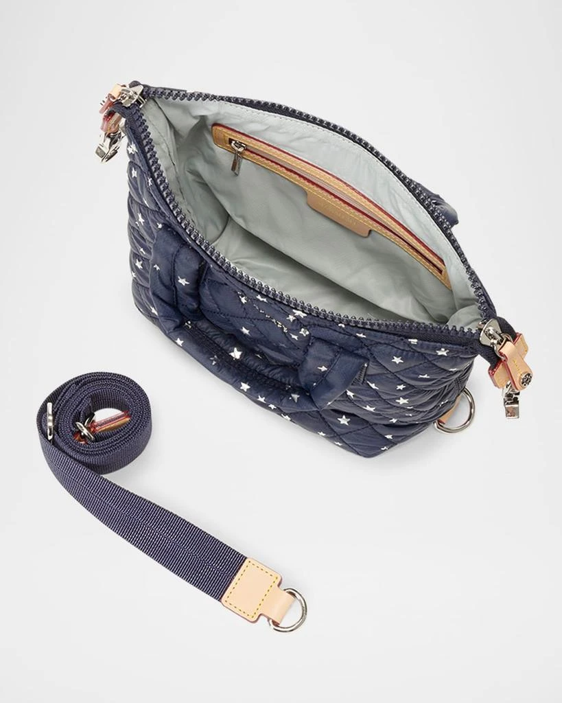 MZ Wallace Sutton Micro Star-Print Quilted Top-Handle Bag 3