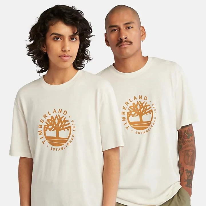 Timberland Refibra™ Logo Graphic Tee for Men in White 7