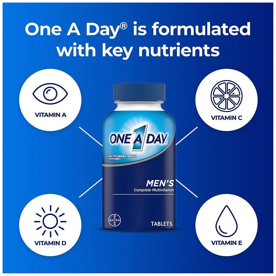 One A Day Men's Complete Multivitamin Tablets 3