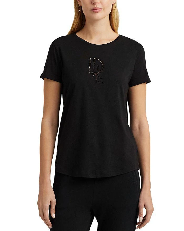 Ralph Lauren Beaded Logo Crewneck Tee 1